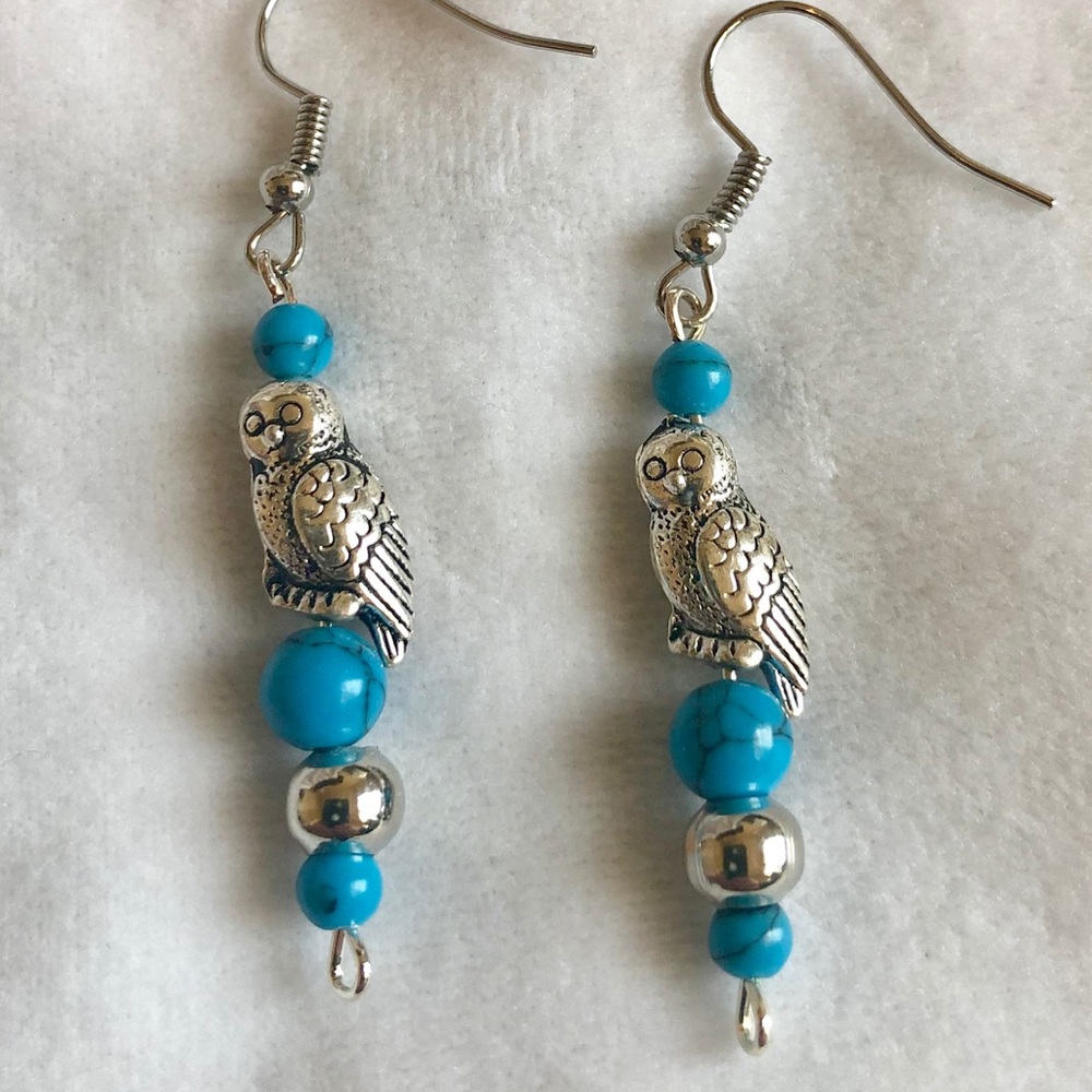 Southwest Owl Earrings